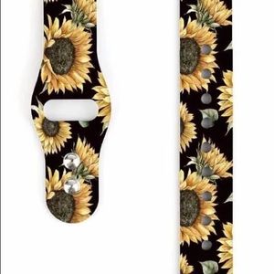 Watch Band - 38/40mm - Black Sunflower